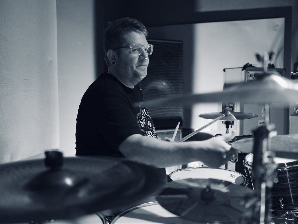 The Temptation Of Saint Anthony - Chad Rigby on drums in the studio