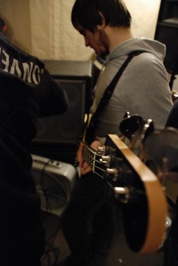 The TOSA early days — bass player at a show