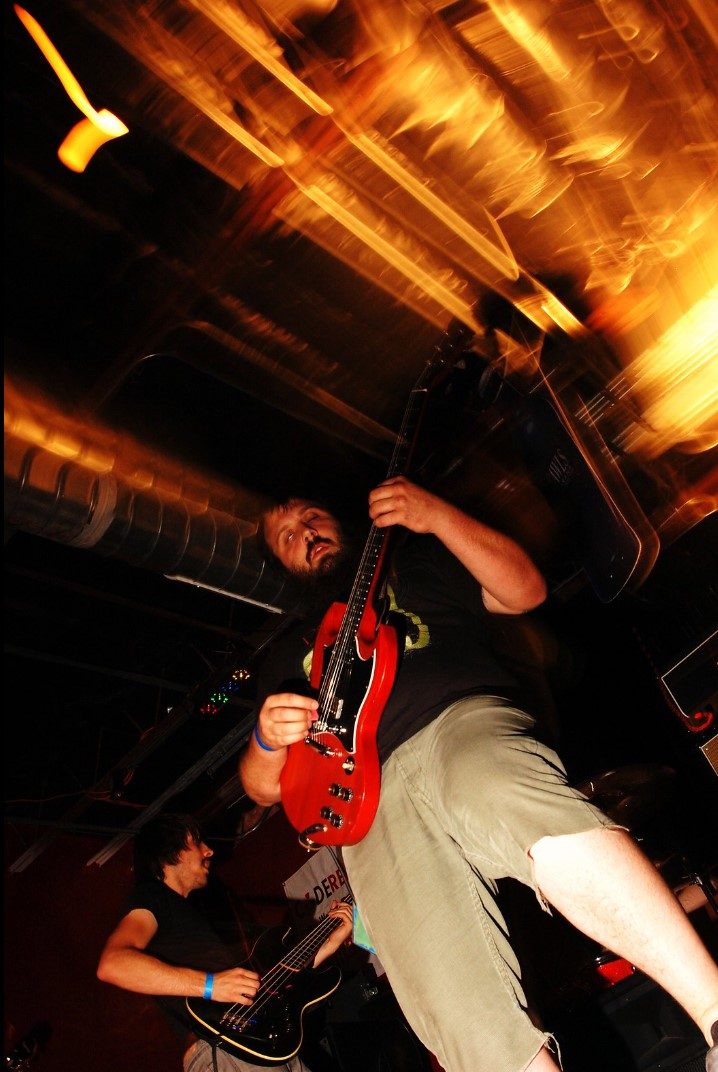 The Temptation Of Saint Anthony guitarist performing live