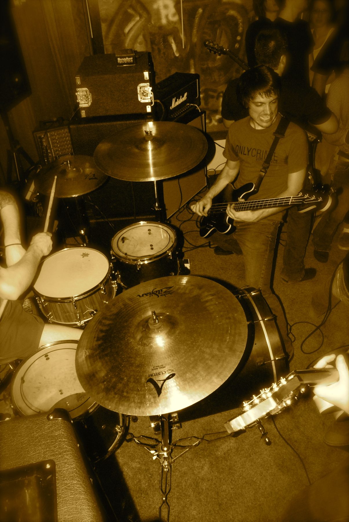 The Temptation Of Saint Anthony live — drums and bass