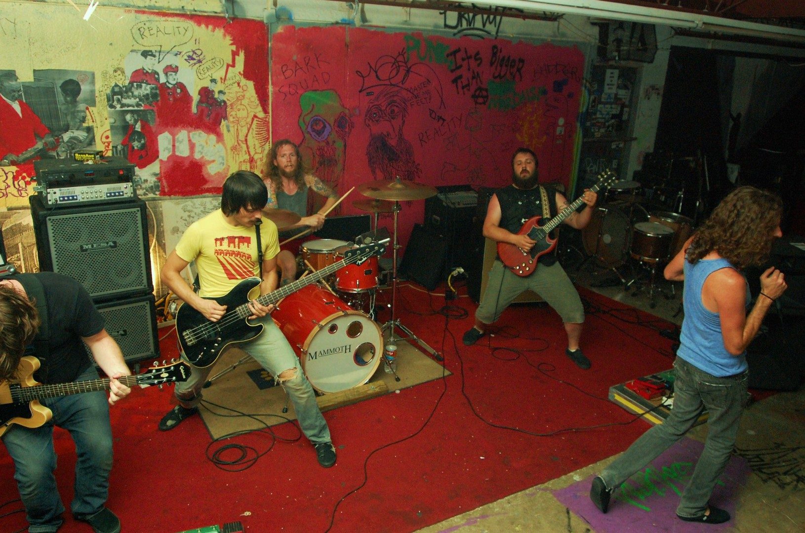 The Temptation Of Saint Anthony live show full band — garage venue